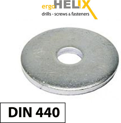 Helix Пералня Широк за Винт M8мм 100бр DIN 440