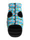 WauDog Justice League Blue Waterproof Dog Coat with 25cm Back Length