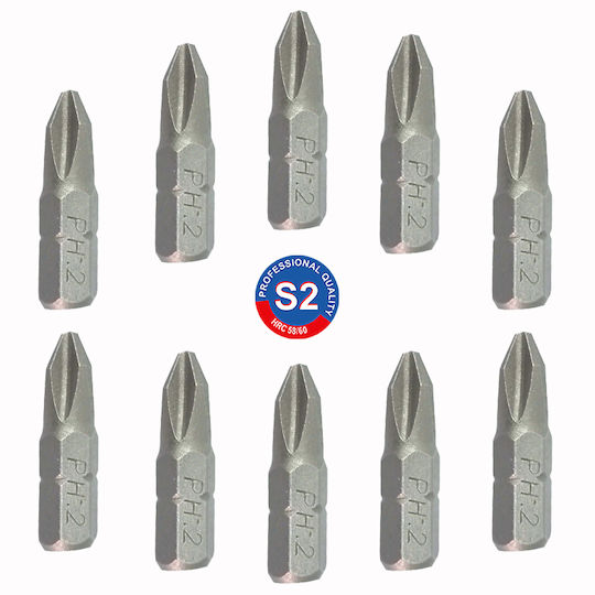 SKS Tools Set 10 Biți Șurubelniță Cruce