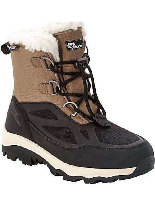 Jack Wolfskin Texapore Детски Боти Кафяв