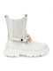 Piazza Shoes Kids Boots with Zipper Beige