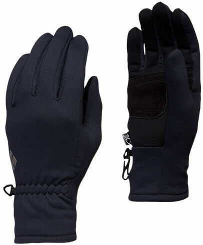 Black Diamond Screentap Gloves Mountain Climbing and Climbing for Touchscreen Black