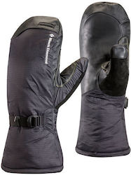 Black Diamond Gloves Mountaineering and Climbing Mittens with Waterproof Protection and Thermal Insulation Black