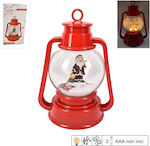 Christmas Red Battery Lantern