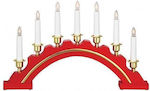 Markslöjd Christmas Red Candlestick