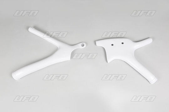 UFO Motorcycle Frame Protectors Yamaha YZ 250 / YZ 125 White