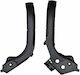 UFO Motorcycle Frame Protectors Husqvarna FC 450 / FC 350 Black