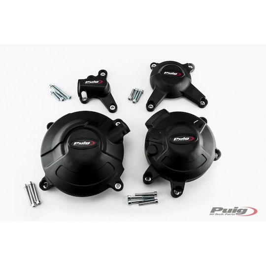 Puig Motorcycle Engine Cover Protector Yamaha MT-09 Black