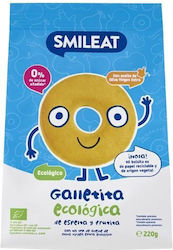 Smileat Organic Whole Grain Sugar Free Biscuits 220gr