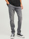 GLENN Ανδρικό Παντελόνι Τζιν Ελαστικό Grey / Black Denim