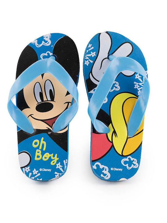 Παιδικές Σαγιονάρες Flip Flops Mickey Γαλάζιες