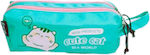 Stelan Pencil Case with 1 Compartment Turquoise