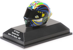 Minichamps AGV Helmet Figurină de Modelism la Scară 1:8 V. Rossi Winter Test Sepang 2020