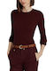 Ralph Lauren Women's Long Sleeve Sweater Burgundy