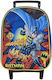 Warner Bros Batman Schulranzen Trolley Grundschule Blau 23 x 10 x 28cm