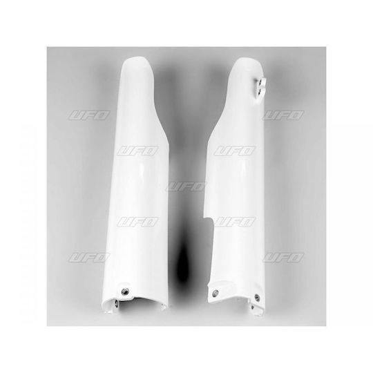 UFO Motorcycle Front Suspension Protectors Husqvarna WR White