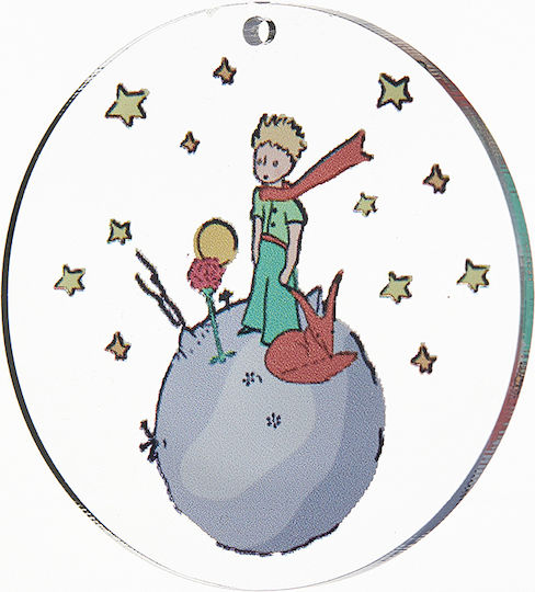 Nuova Vita Little Prince Hanging Motif for Jewelry Made of Plexiglas 5x5cm
