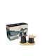 Ready Manual Metallic Spice Mill Set 8cm Black 2pcs