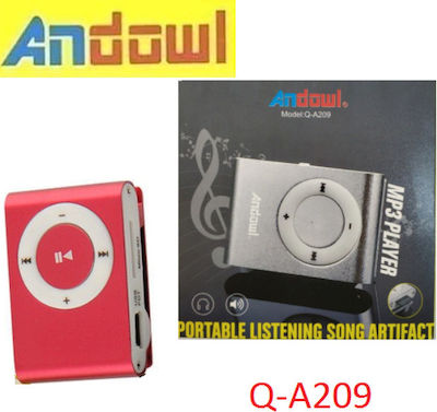 Andowl Q-A209 MP3 Player με Οθόνη LCD Κόκκινο