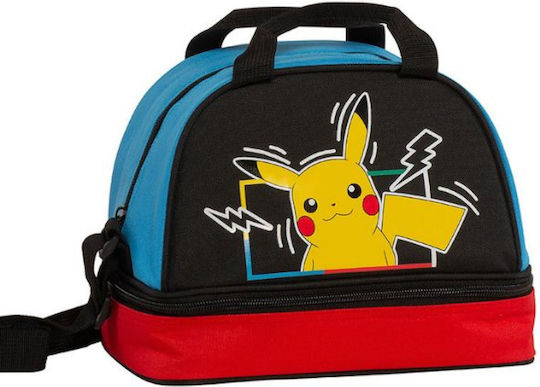 Graffiti Pokemon School Insulated Shoulder Lunch Bag 5lt Multicolour 20 x 16 x 22cm