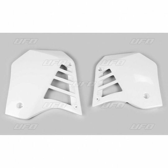 UFO Προστατευτικό Ψυγείου Μοτοσυκλέτας Yamaha YZ 125 Λευκό