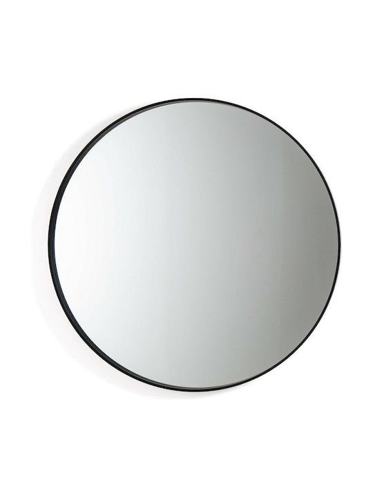 La Redoute Interieurs Oglindă de Perete cu Negru Ramă din Diametru 20cm 1buc