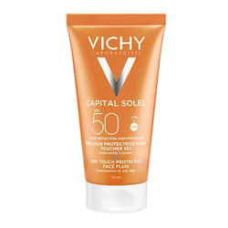 Vichy Ideal Soleil Mattifying Fluid Dry Touch Водоустойчива Слънцезащитна Крем За лице SPF50 50мл