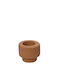 Espiel Candle Holder suitable for Tealights Ceramic in Orange Color 7x6x6cm 1pcs