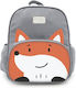 Nuvita Fox School Bag Backpack Kindergarten in Gray color