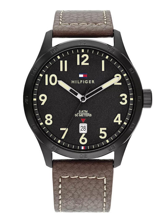 Tommy Hilfiger Forrest Ανδρικό Ρολόι 43mm Μπατα...
