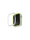 Uniq Moduo Θήκη Σιλικόνης Lime / White για Apple Watch 45mm, Apple Watch 44mm