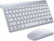 TBD0541229502A Wireless Keyboard & Mouse Set English US Silver