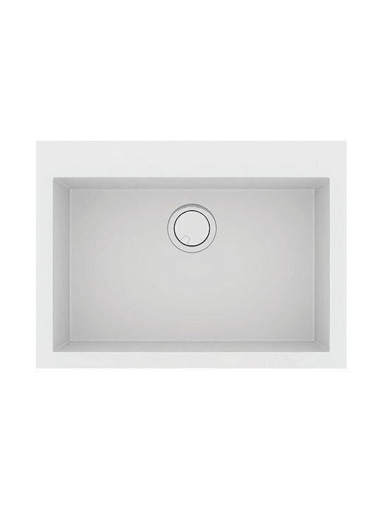 Crown Quadra Q70 6770-170 Drop-In Spüle aus Ver...