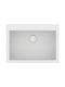 Crown Quadra Q70 6770-150 Drop-In Spüle aus Verbundgranulat B70xT50cm Titanium