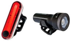 MomoDesign 300LUMENS+160LUMENS Reîncărcabil Set de lumini pentru bicicletă