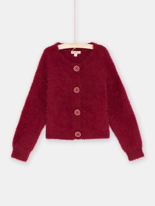 Dpam Girls Cardigan with Zipper Purple