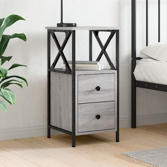 Комод Дървен Grey Sonoma 34x35.5x70см