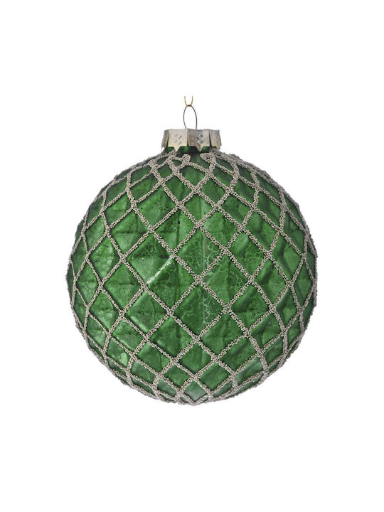 Hanging Ball Ornament Ornament Glass Green