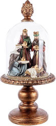 Glass Manger Figure Bronze Glass Manger Figure Bronze