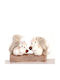 Weihnachtliche Holz Figur Eichhörnchen Weiß Höhe 19cm