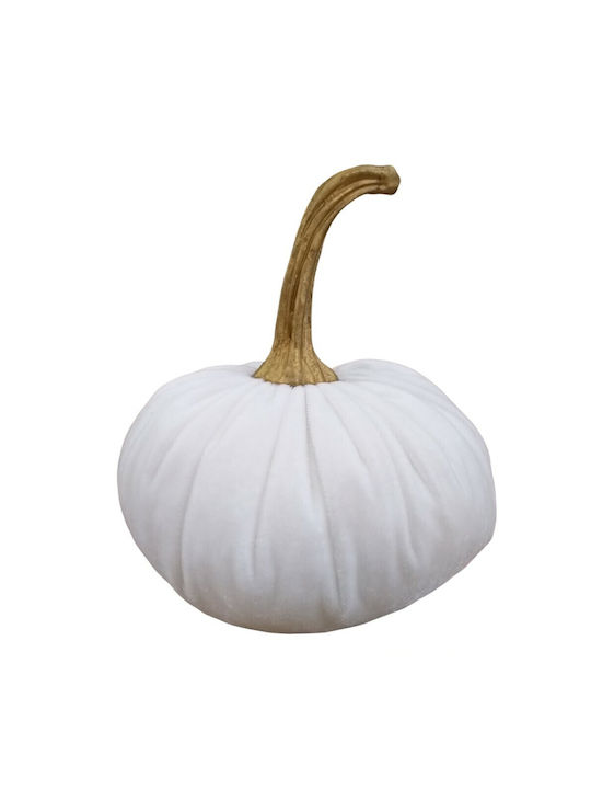 Natural Home De Crăciun Din țesătură Figurină Dovleac Albă