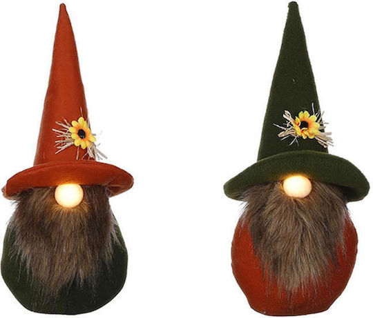 Mica Illuminated Christmas Figure Dwarf Green