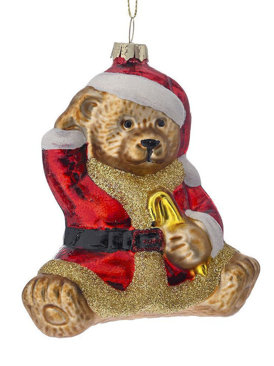 Iliadis De Crăciun De sticlă Figurină Lungime 9.5cm. 6buc