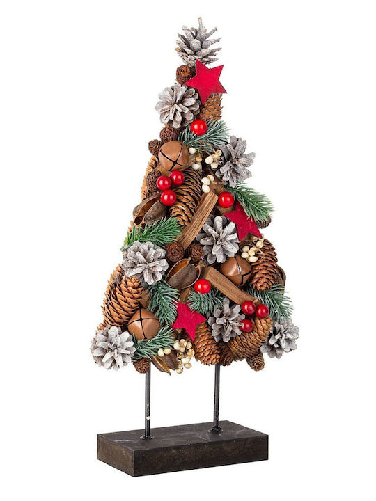 Weihnachtsdekoration Baum Dreieckig 42cm Verziert Mehrfarbig