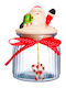 Christmas Glass Cookie Jar Ornament