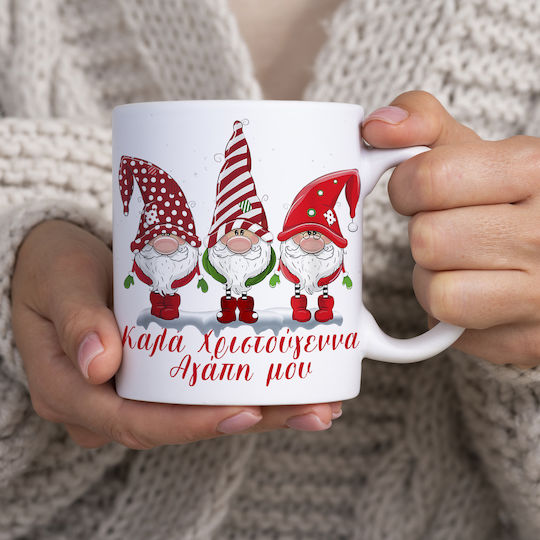 Weihnachtliche Becher Keramik Weiß Weihnachtlich Becher Keramik Weiß
