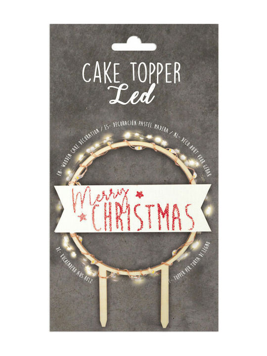 Christmas'' Χριστουγεννιάτικο Toppers Ξύλινο με Επιγραφή