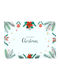 Merry Christmas Set Weihnachtliche Platzsets Grün Einweg L42xB30xH42cm. 12Stück