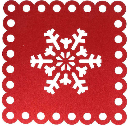 Tognana Set Christmas Placemats Red L40xW40xH40cm. 2pcs