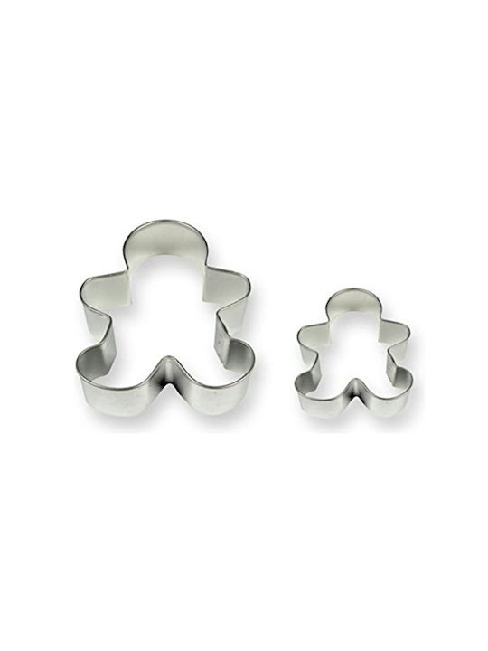 Christmas Metal Sweets Pan/Mold Ornament H1.9cm 2pcs 256969